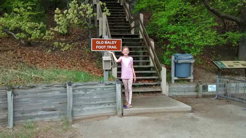 the old baldy trail mears state park